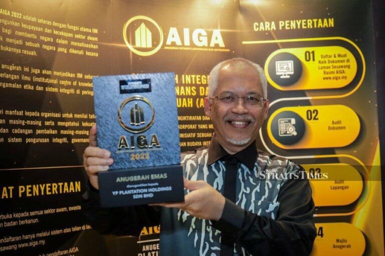 Yayasan Pahang bags six awards for good governance at AIGA 2022